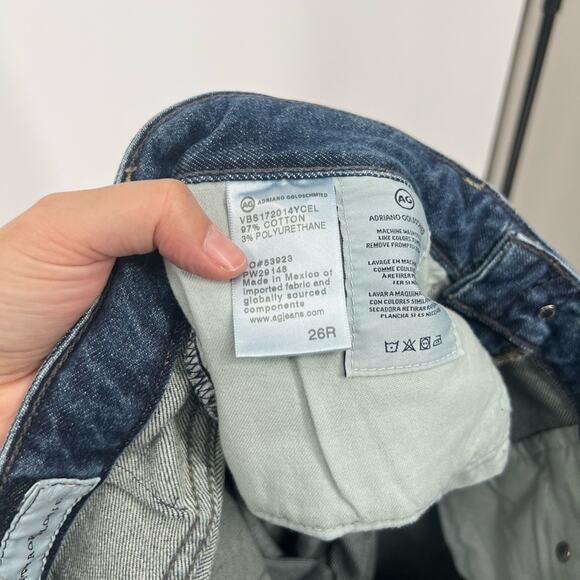 AG Adriano Goldschmied Anthropologie Nolan Relaxed Slim Ankle Jeans Mid-Rise - Picture 7 of 7